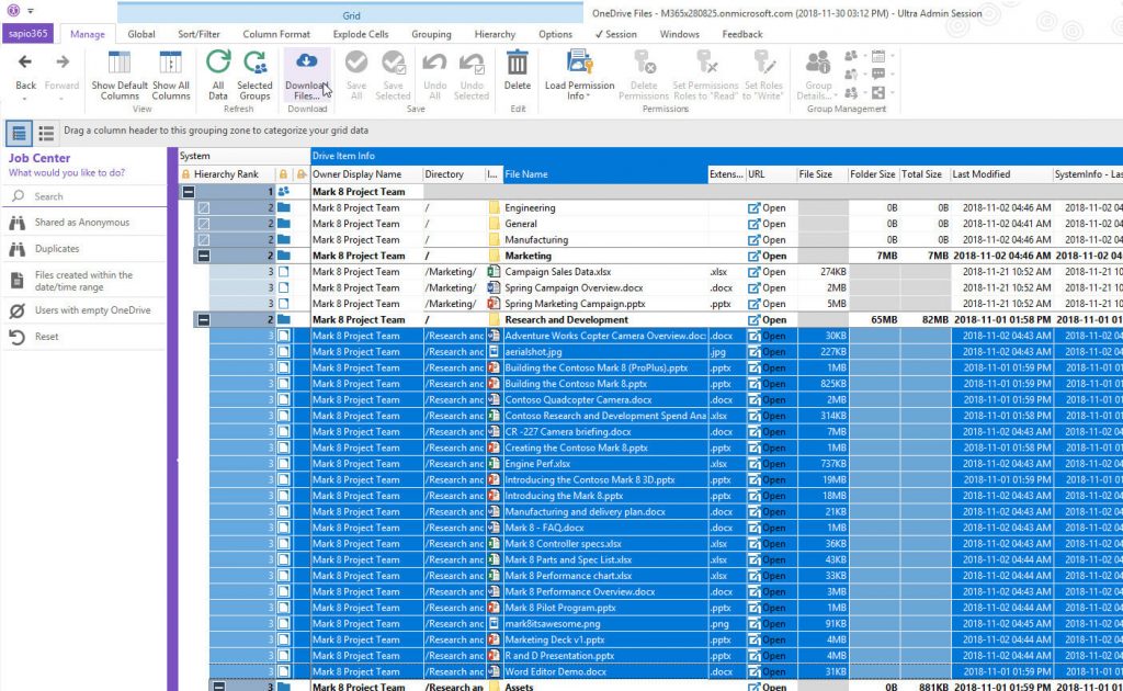 Administrate a správa souborů pro Microsoft OneDrive jednoduše
