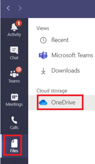 Teams Tip - jak přistupovat k souborům na OneDrive