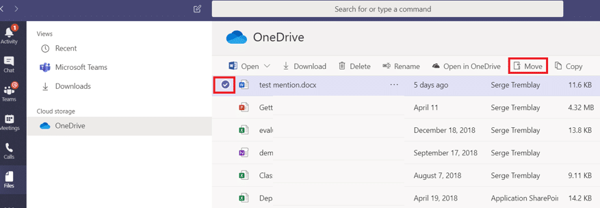 Teams Tip - jak přistupovat k souborům na OneDrive